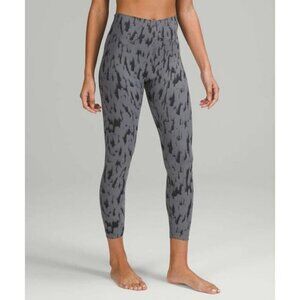 Lululemon InStill Tight 25” in ThreeD Camo Jacquard Asphalt Grey Blk